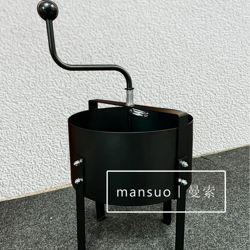 Amazon Rotary Soil Sieve Compost Mesh Sieve Filter Garden Potted Metal Dust Sieve Rotary scr
