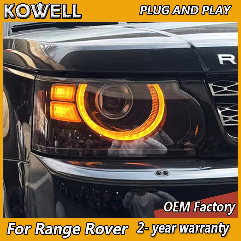 

Car Styling for Range Rover Headlights 2005-2013 Range Rover Sport Head Lights DRL Turn Signal Low High Beam Projector Lens