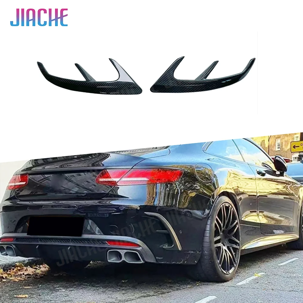 

Rear Bumper Air Vent Outlet Trim Canards Covers For Benz S Class W217 C217 S63 S65 AMG Coupe 2014-2019 High Quality Accessories