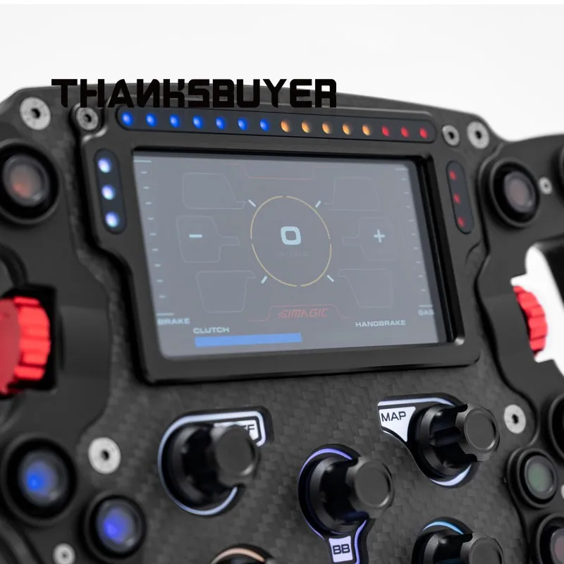 For Simagic FX PRO Formula Steering Wheel Carbon Fiber SIM Racing Steering Wheel with 4.3\