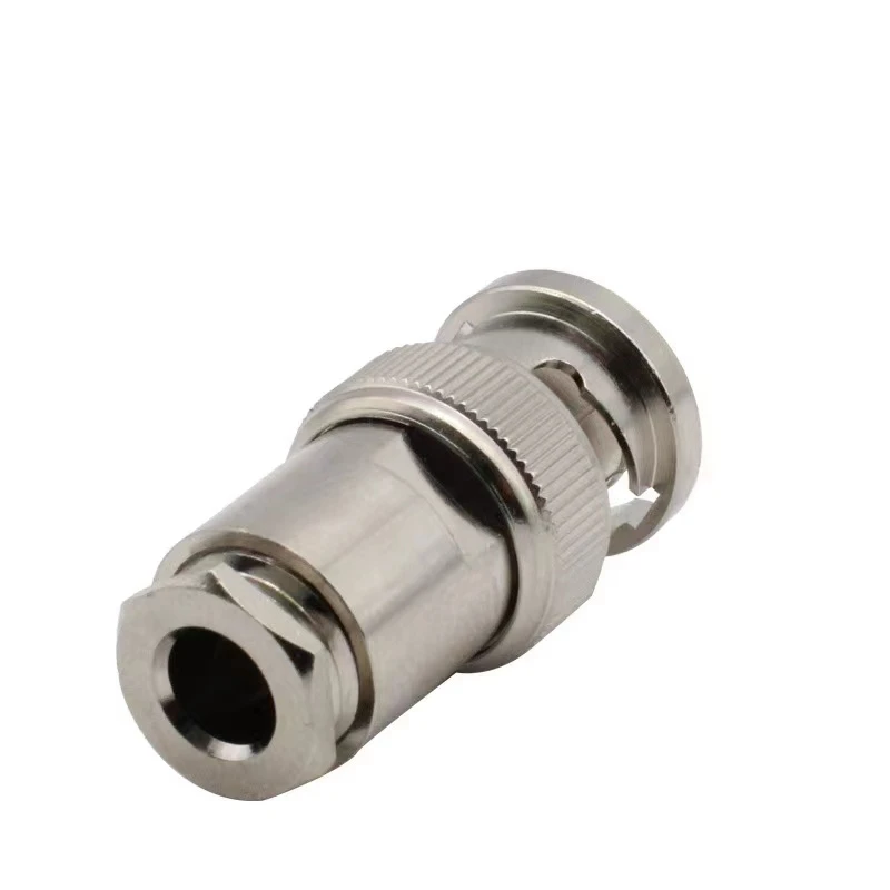 1-10Pcs Q9 BNC Male Plug Connector BNC Male Clamp Solder for RG58 RG142 LMR195 RG400 Coax Cable RF Fast Delivery Brass Copper