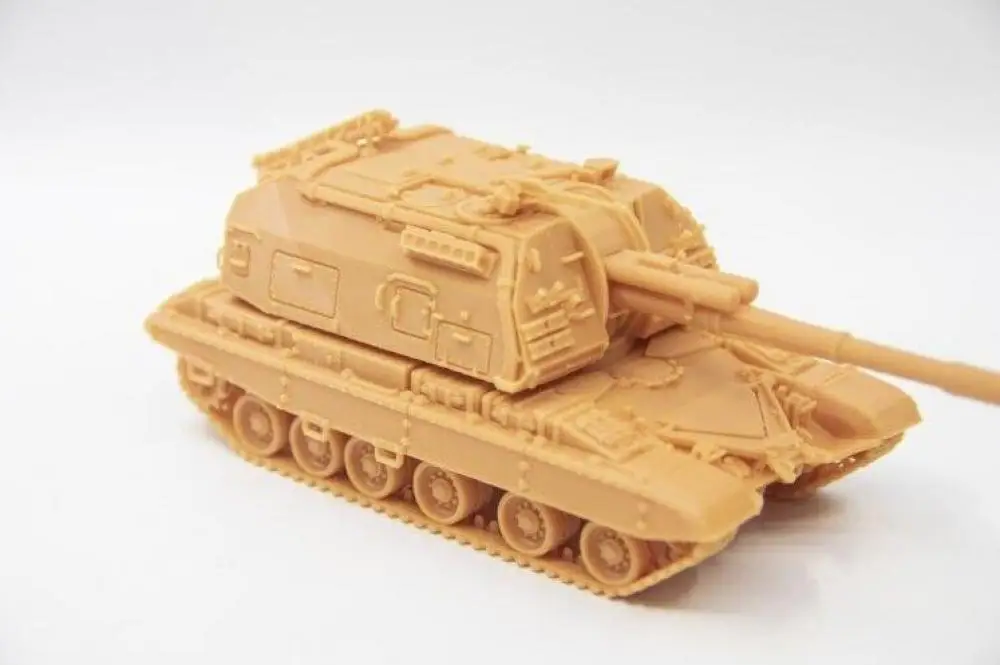 1/72 Military Model Russian 2S19 Self-Propelled Gun Heavy Tank /3D Printed