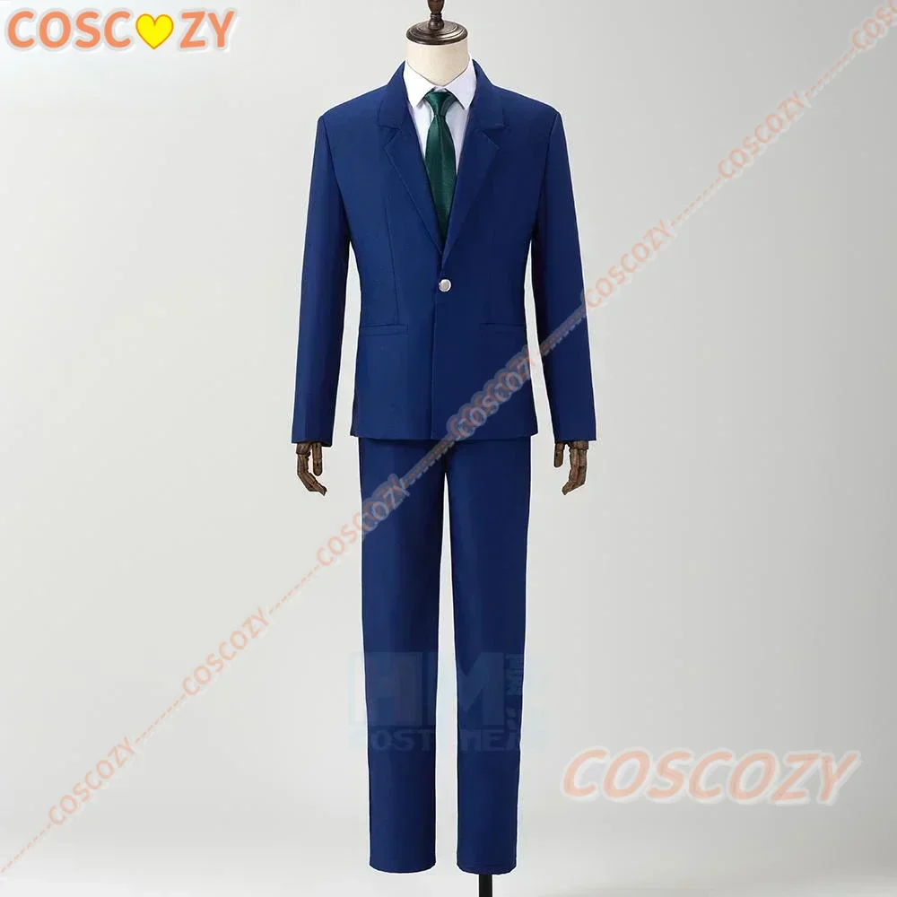 Customized Cosplay Anime Jimmy Kudo Kusuda Rikum Cosplay Costume Wig Blue Suit Shirt Tie Pants Daily Wear Christmas Con Uniform