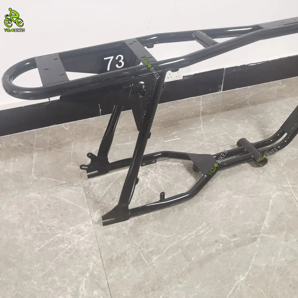 Factory Super Fashion 500W 1000w Electric Bike 73 Frame Carbon Steel E Bikes Frame Fat Tire City Bike Frame Bicycle For Sale