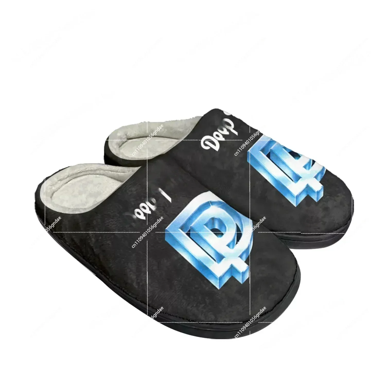 Deep Purple Heavy Metal Rock Band Home Cotton Custom Slippers Mens Womens Sandals Plush Bedroom Keep Warm Shoe Thermal Slipper