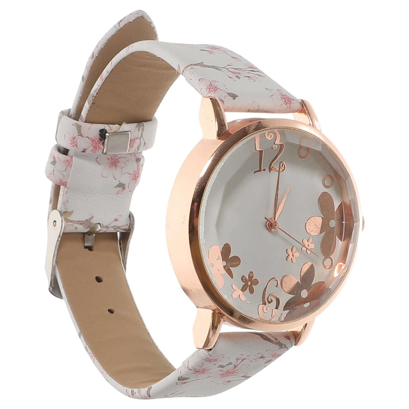 

Elegant Floral Quartz Watch For Women Stylish Lightweight Durable Wristwatch Party Wedding Gift Simple Chic Decorative Fashion