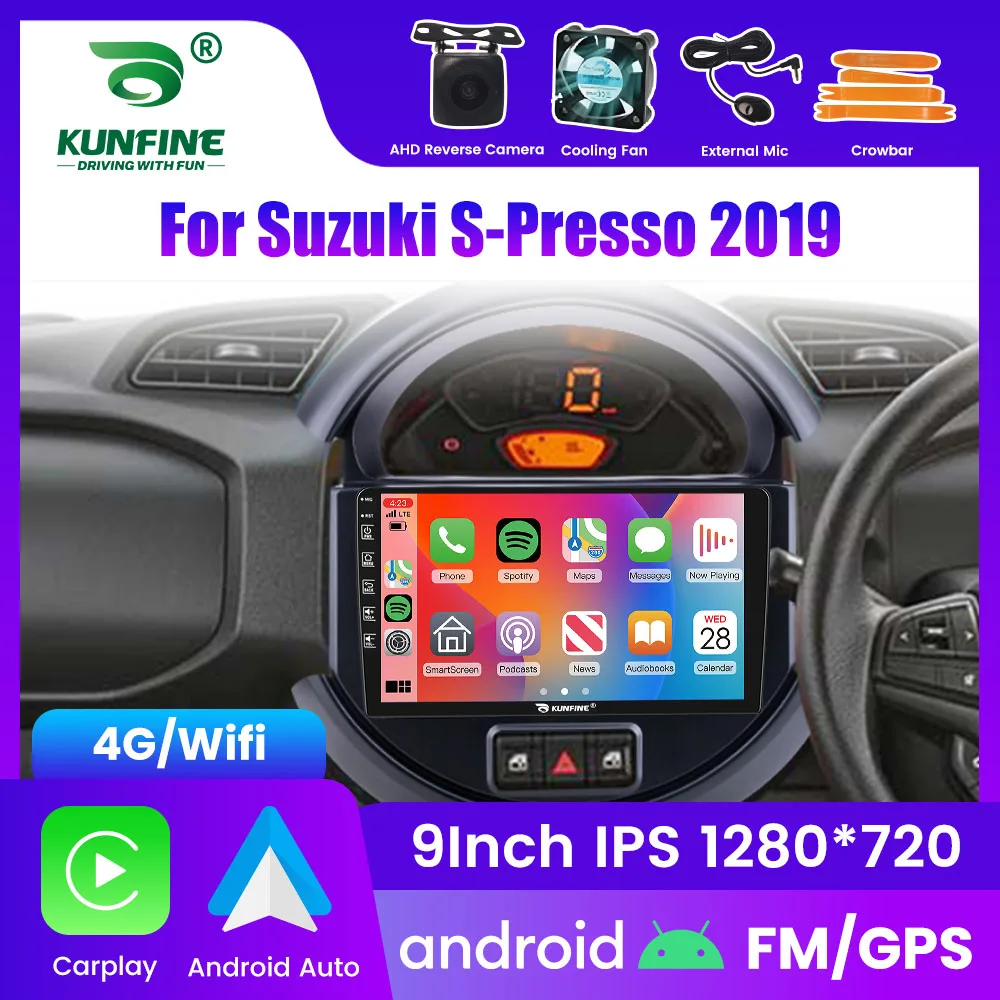 Radio de coche Android 2Din para Suzuki s-presso 2019, reproductor de vídeo Multimedia, navegación GPS, unidad principal de Audio estéreo, Carplay 4G Wifi