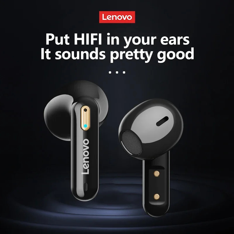 เดิม Lenovo LP6 Pro TWS หูฟังบลูทูธ Semi-in-ear HIFl หูฟัง 18 h อายุการใช้งานแบตเตอรี่ยาวนานแบตเตอรี่ดิจิตอลจอแสดงผลหูฟัง