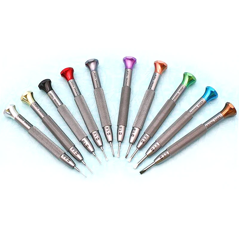 Outils de Réparation de Montres de Haute Qualité, Tournevis à Lame Plate de 0.6 à 3.0mm, Grande Taille Foy, Outils d'Horloger, 1 Pièce