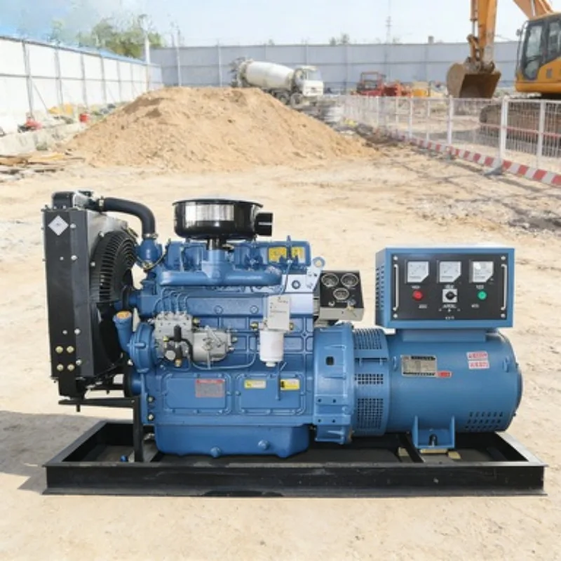 Commercial Diesel Generator Set 50kW 62.5kVA Silent Genset with Transfer Switch for Office Building Backup Power Unit Work  