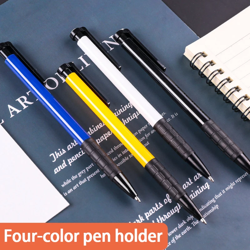 Deli Push Button Ballpoint Pen 0.7mm Smooth Writing Refillable Office Supplies School Stationery Wholesale Black Blue Gel Pens