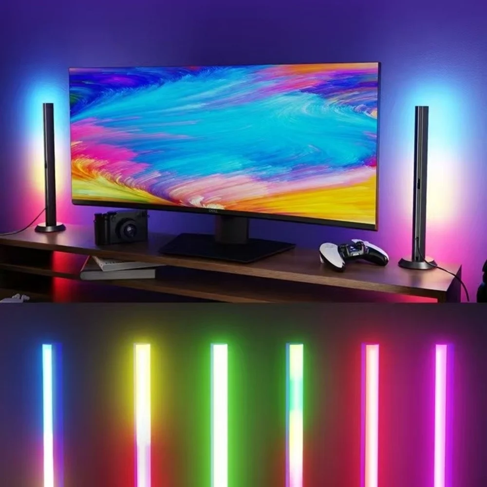 LED Desktop Atmosphere Light Colorful RGB 5V Remote Control Computer Music Rhythm Rhythm Gaming TV Pickup Light