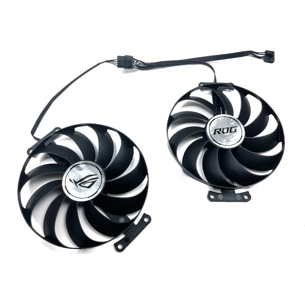 NEW 1SET 5PIN 95MM ROG-STRIX-RX6600XT GPU Fan，For ASUS ROG-STRIX-RX 6600 XT、RX 6600 Graphics card cooling fan