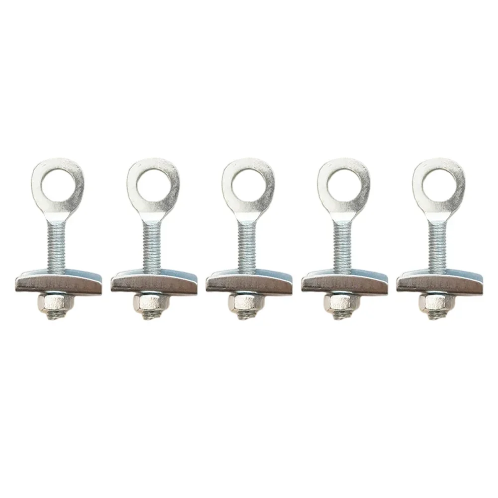 Chain Tensioner Adjuster Set Of 5 For 47cc 49cc For ATV And Scooter Metal Construction With Non Slip Screw Features - Detail 1