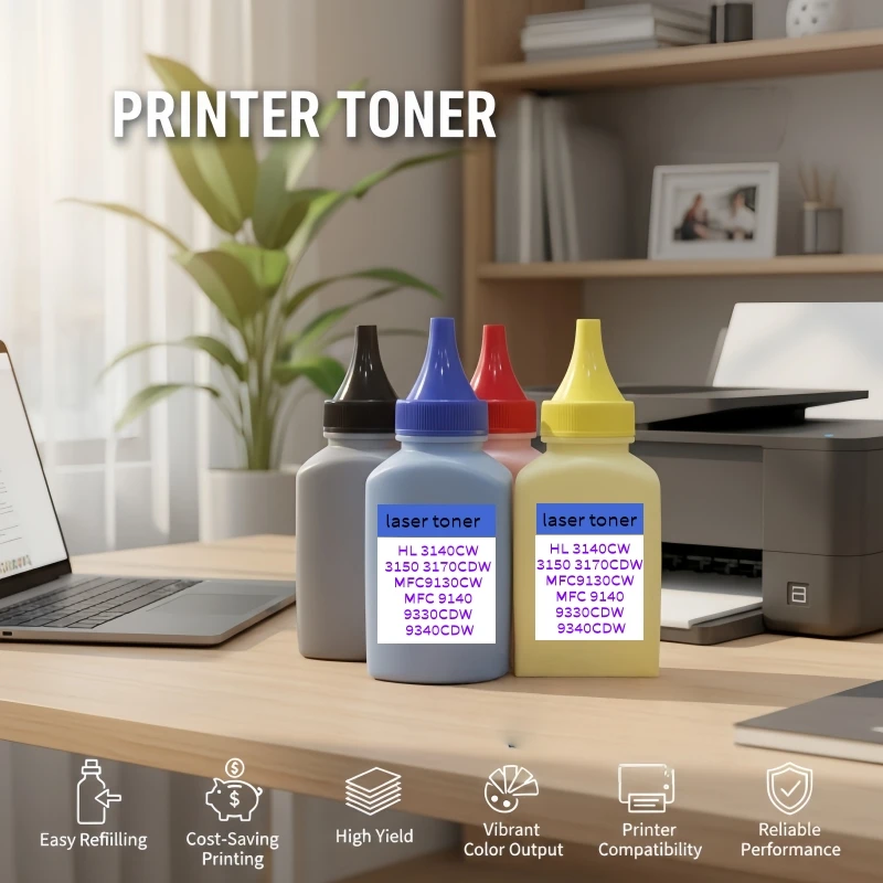 

Toner powder for Brother TN221 TN241 TN251 TN281 tn225 tn245 HL 3140CW 3150 3170CDW MFC9130CW MFC 9140 9330CDW 9340CDW DCP 9020