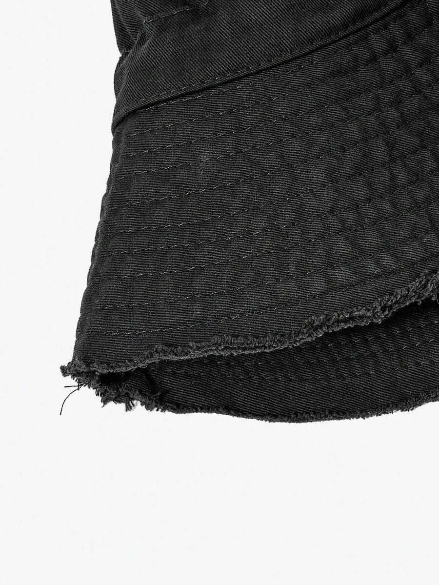 MUSERA Frayed Edge Tie String Bucket Hat Cool For Festival