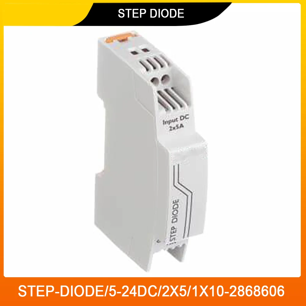 

For Phoenix Diodes Redundancy Module 2868606 STEP-DIODE/5-24DC/2X5/1X10-2868606 STEP DIODE