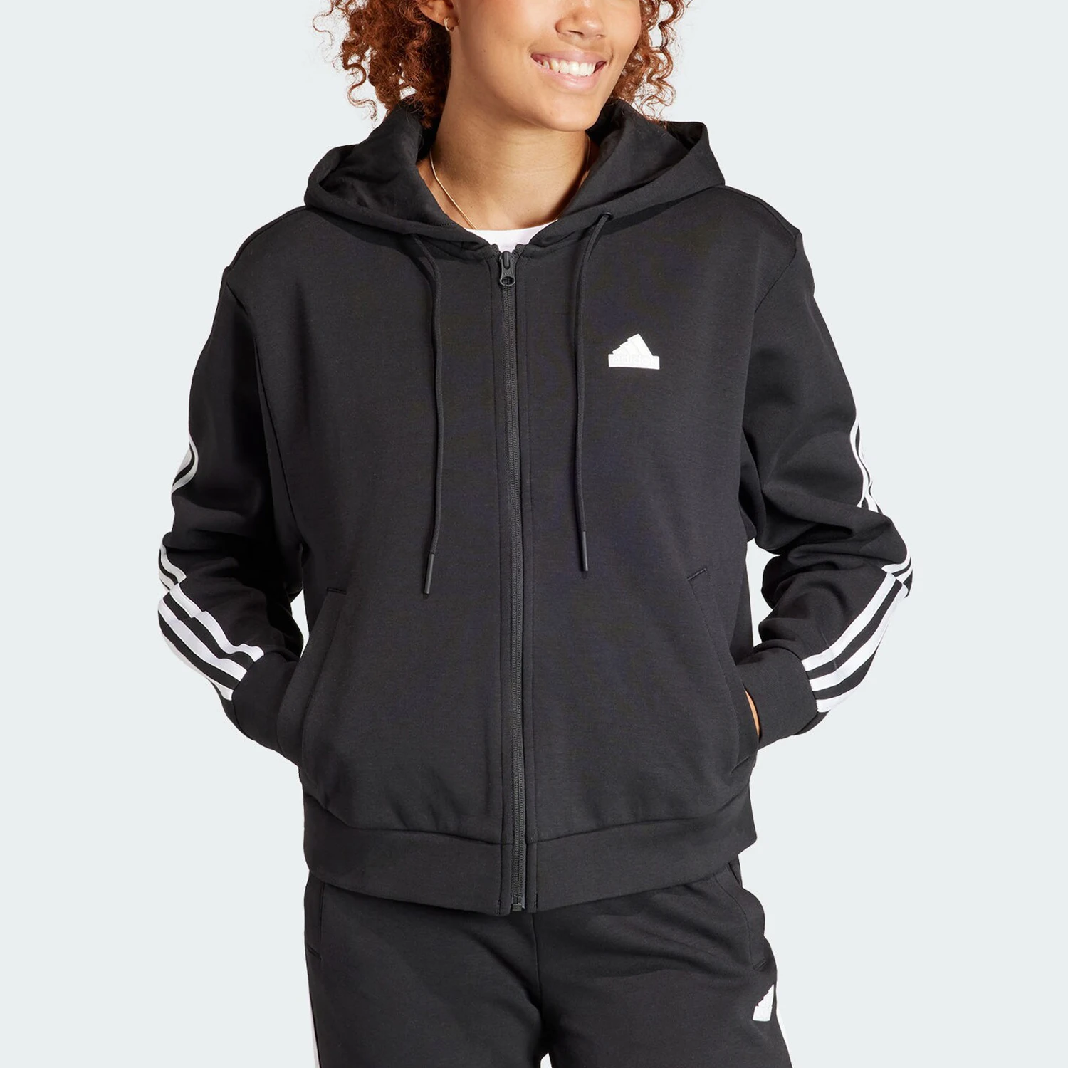 

Adidas genuine New Women's Sports Casual Loose Hooded Jacket IN9475