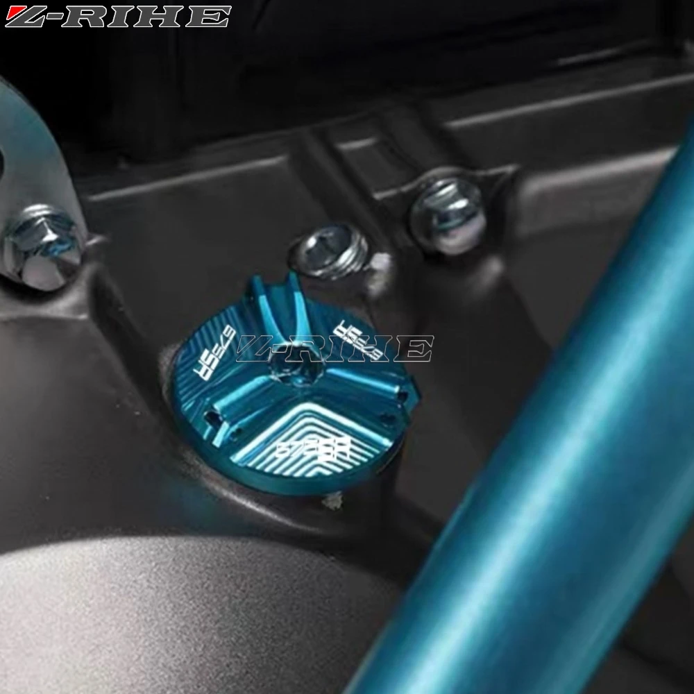 For CFMOTO CF MOTO 675SR 675 SR 675 675-SR SR675 2024 2025 2026 Motorcycle CNC Engine Oil Filler Screw Cover Plug Cap M19*2.5