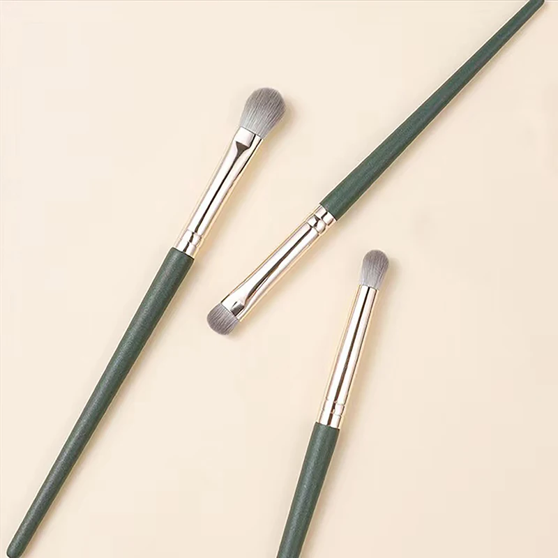 3PCS Eye Shadow Detail Brushes Tool Set Cosmetic Highlighter Lying Silkworm Smudge Soft Hair Brush Blush Beauty Makeup