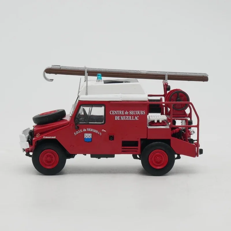 Diecast Ixo 1:43 Scale Cournil SCD Desautel French Fire Engine Alloy Car Model Collectible Toy Gift Souvenir Display