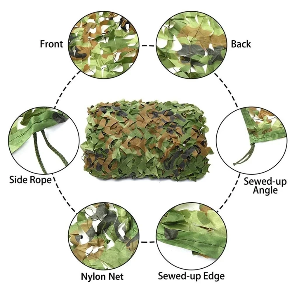 Camouflage net garden decoration camouflage net car sunshade camouflage net awning jungle camouflage net