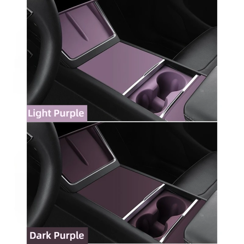 For Tesla Model 3 Highland/Y Juniper/YL Navigation Screen Rearview Mirror Protective Frames Wireless Charging Silicone Case Car - view 5