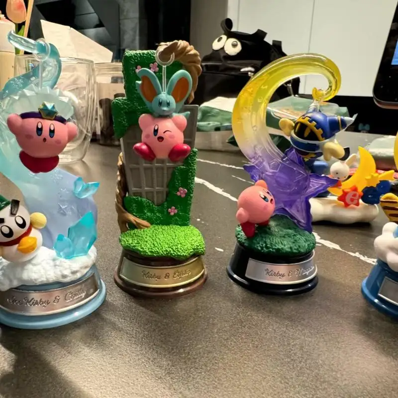 

Hot selling genuine RE-MENT Star Kirby Swinging Swing Collection Blind Box Decoration Pendant Christmas Birthday Surprise Gift