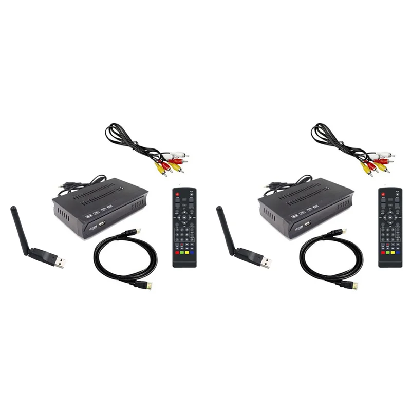 AM-2X ISDB-T 1080p hd set top box terrestre receptor de tv de transmissão de vídeo digital com cabo para brasil/chilo b plugue da ue