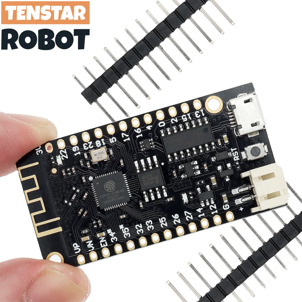 Antenna per scheda di sviluppo Bluetooth Wifi ESP32 ESP-32 REV1 CH340 CH340G interfaccia per batteria al litio Micro USB