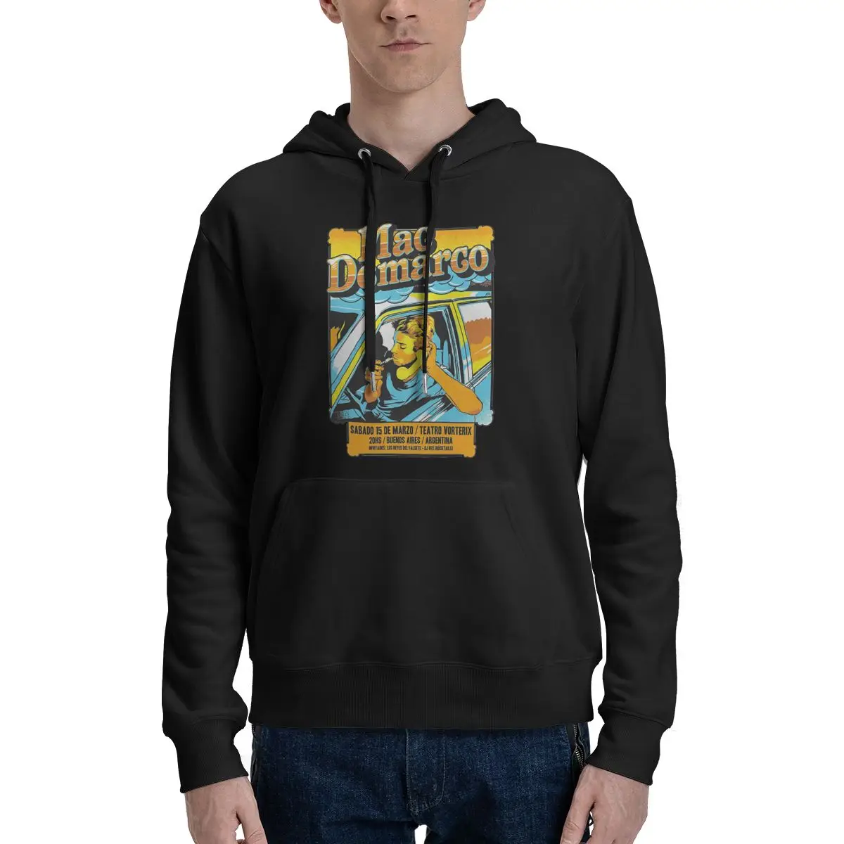 Retros Car Mac Demarcos Classic Unisex Long-sleeved Hoodie Hip Hop Street Casual Printed Pullover