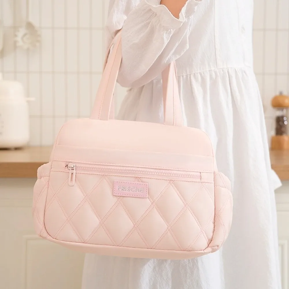 Durable Thickened Lunch Bag Large Capacity Leakproof Insulated Handbag Reusable Multi-functional Insulated Lunch Tote Bag