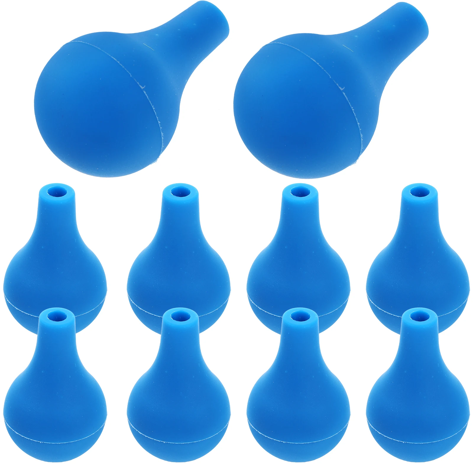 

10 Pcs Pipette Dropper Bulb Cap Silicone Replacement Graduated Tube Lab Supplies Reusable Multiple Uses Heat