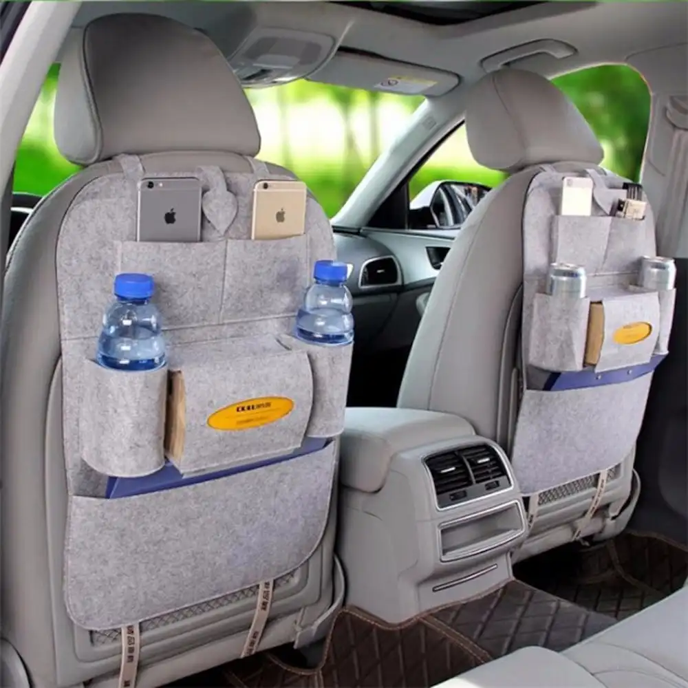 New car seat protector child car seat back protector kids for baby storage pocket wear-resistant Anti-kick Mat