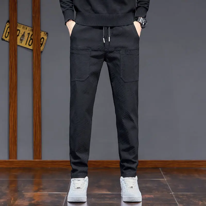 Jeans Men\'s Sweatpants Y2k Cargo Pants Hip Hop Casual Luxury Designer Clothing New Vintage