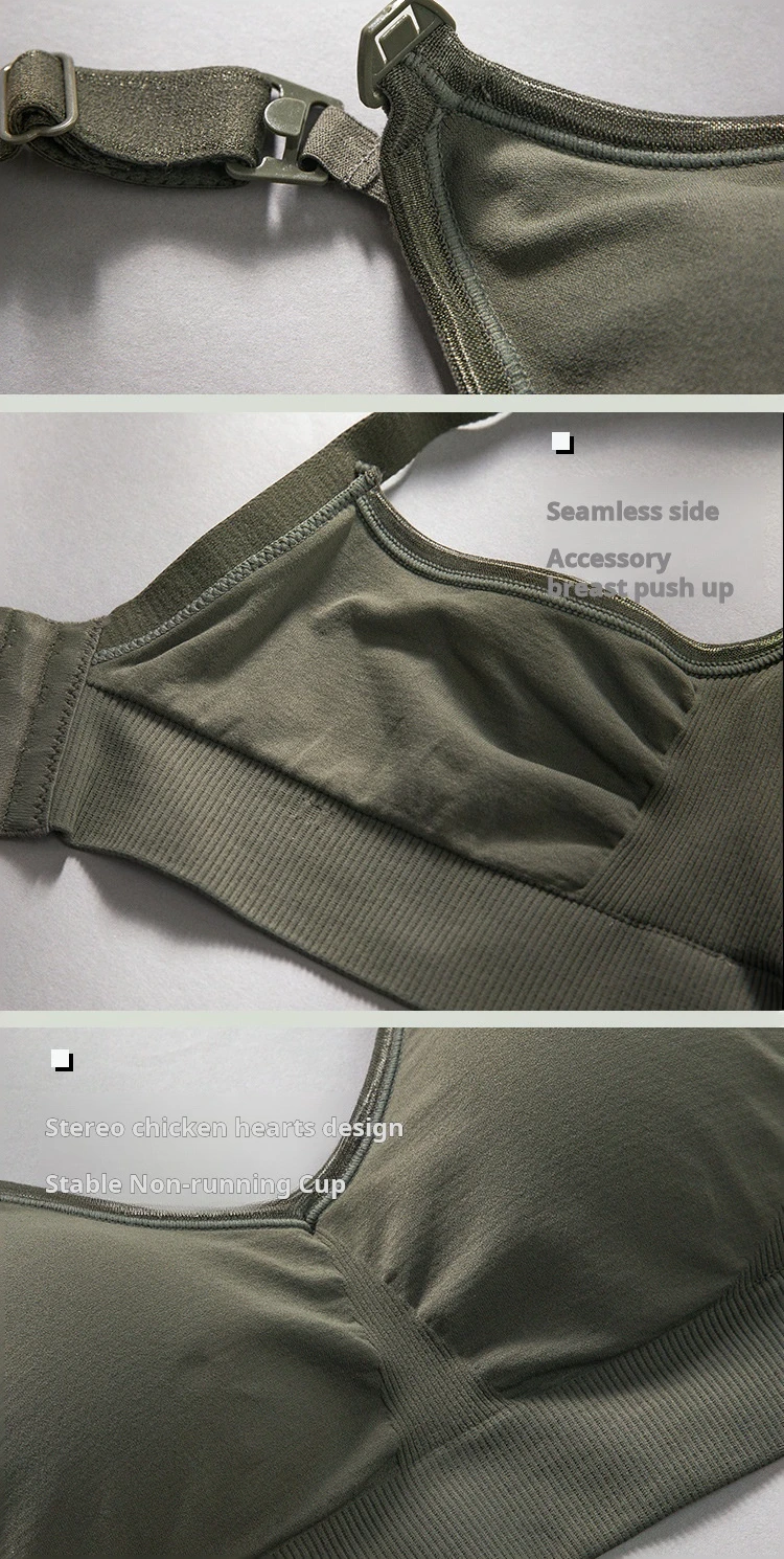Still-BH Frauen hochela tische Push-up Einhand-Schnalle BHs Schwangerschaft Frau drahtlose Still unterwäsche 2024 – Detail 11