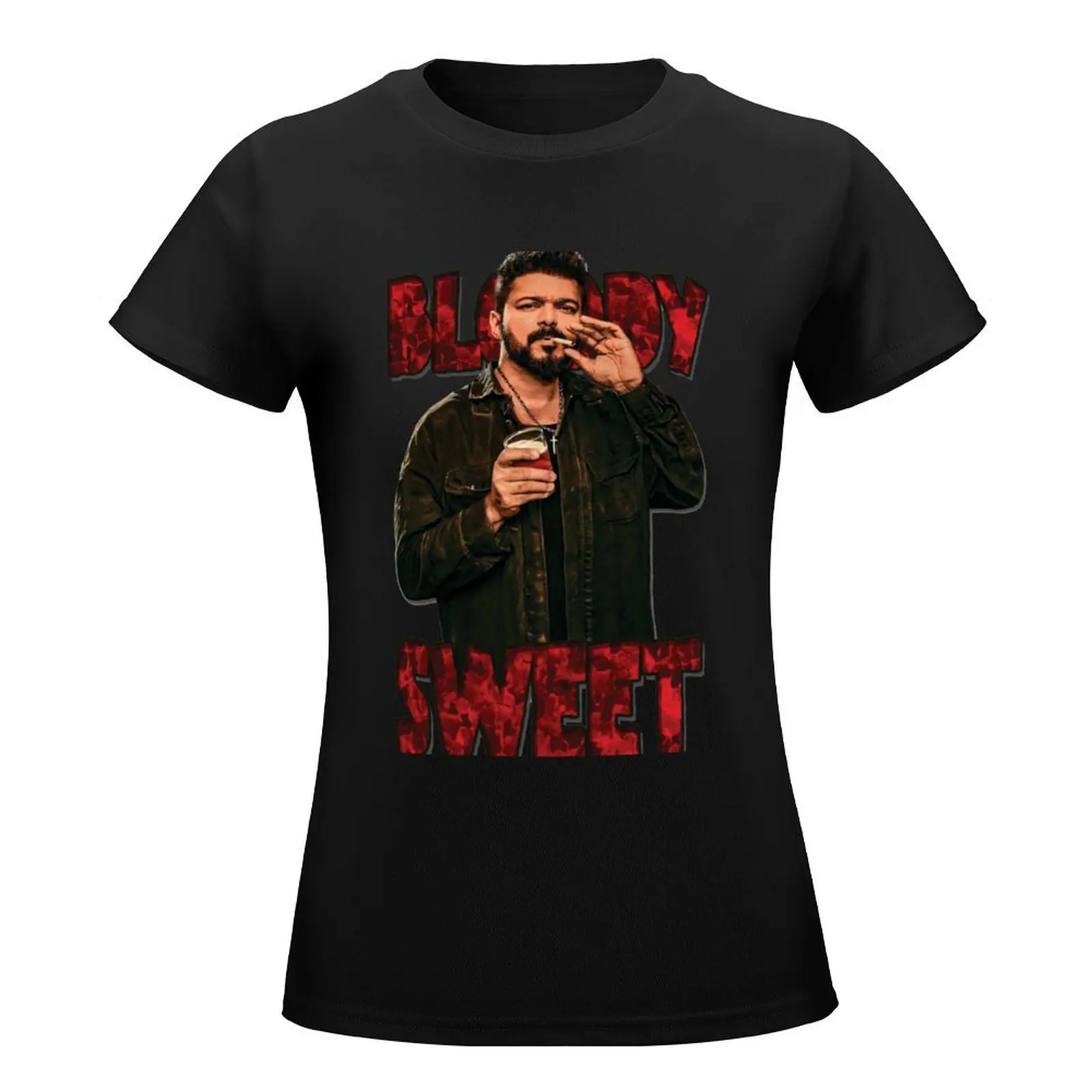 Bloody Sweet T-Shirt customizeds hippie clothes animal print shirt for girls funnys t shirts for Women graphic