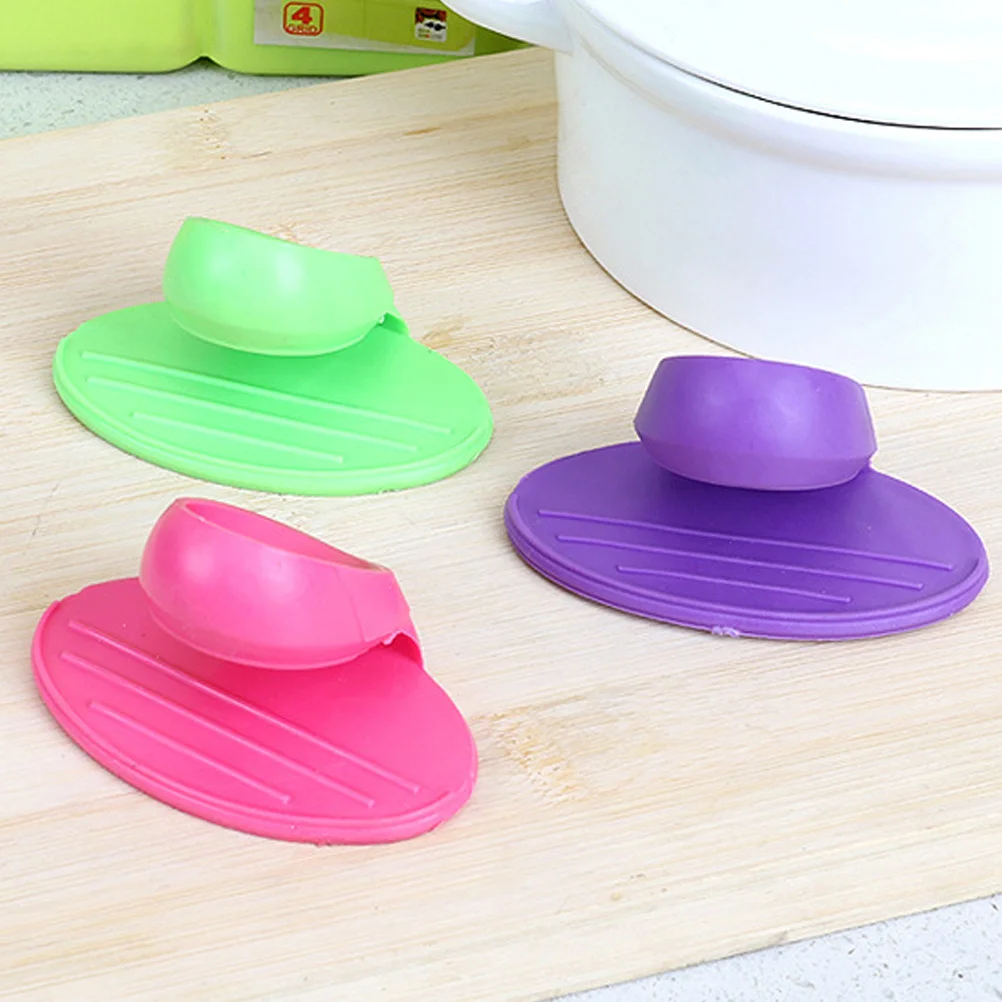 

3pcs Insulation Finger Set Silicone Protective Hand Clips For Oven Microwave Pans Pot Handling Kitchen Tools Anti-Hot Folder