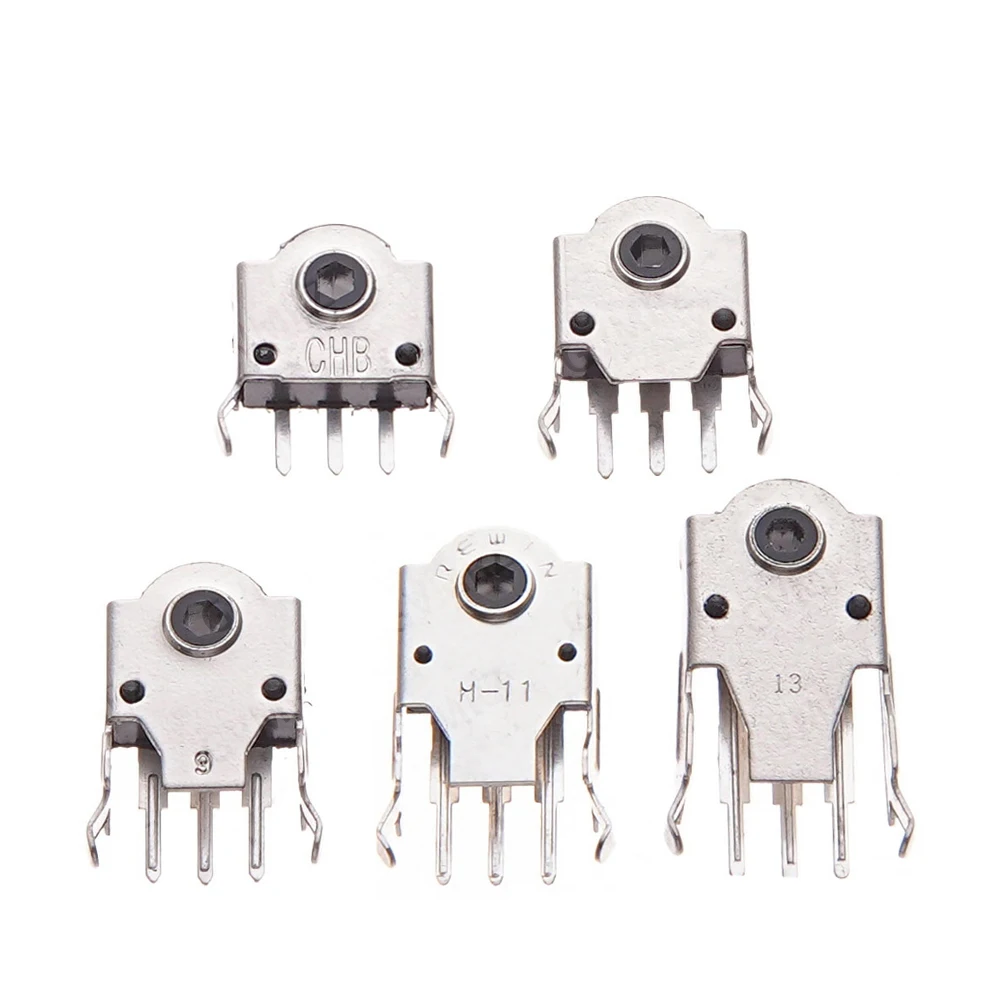 10PCS 5MM/7MM/9MM/11MM/13MM Mouse Encoder, Rolling Switch Roller Encoder 5H/7H/9H/11H/13H, Mouse Navigation Mouse Connector