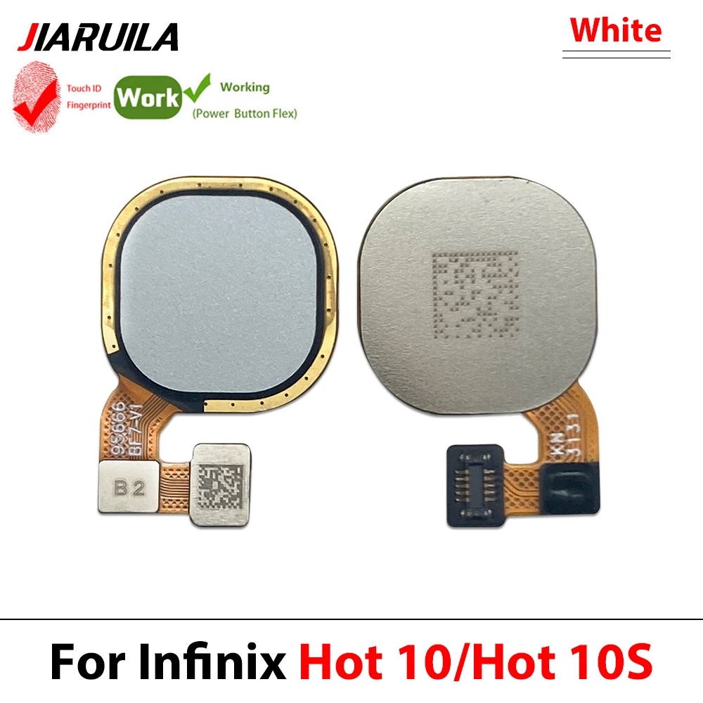 

NEW Home Button FingerPrint Touch ID Sensor Flex Cable Ribbon Replacement Parts For infinix Hot 10 / Hot 10S