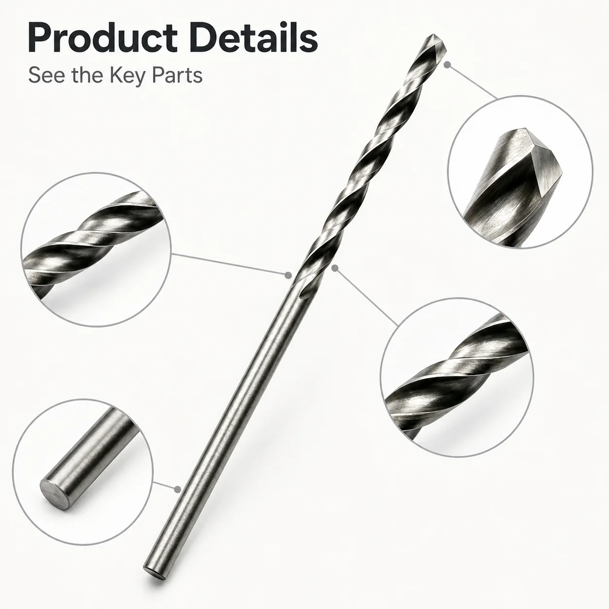 25Pcs HSS Mini Twist Drill Bits Set 0.5‑3.0mm Precision Drill Bit for Wood Plastic Resin Soft Metal DIY Craft Drilling Tool