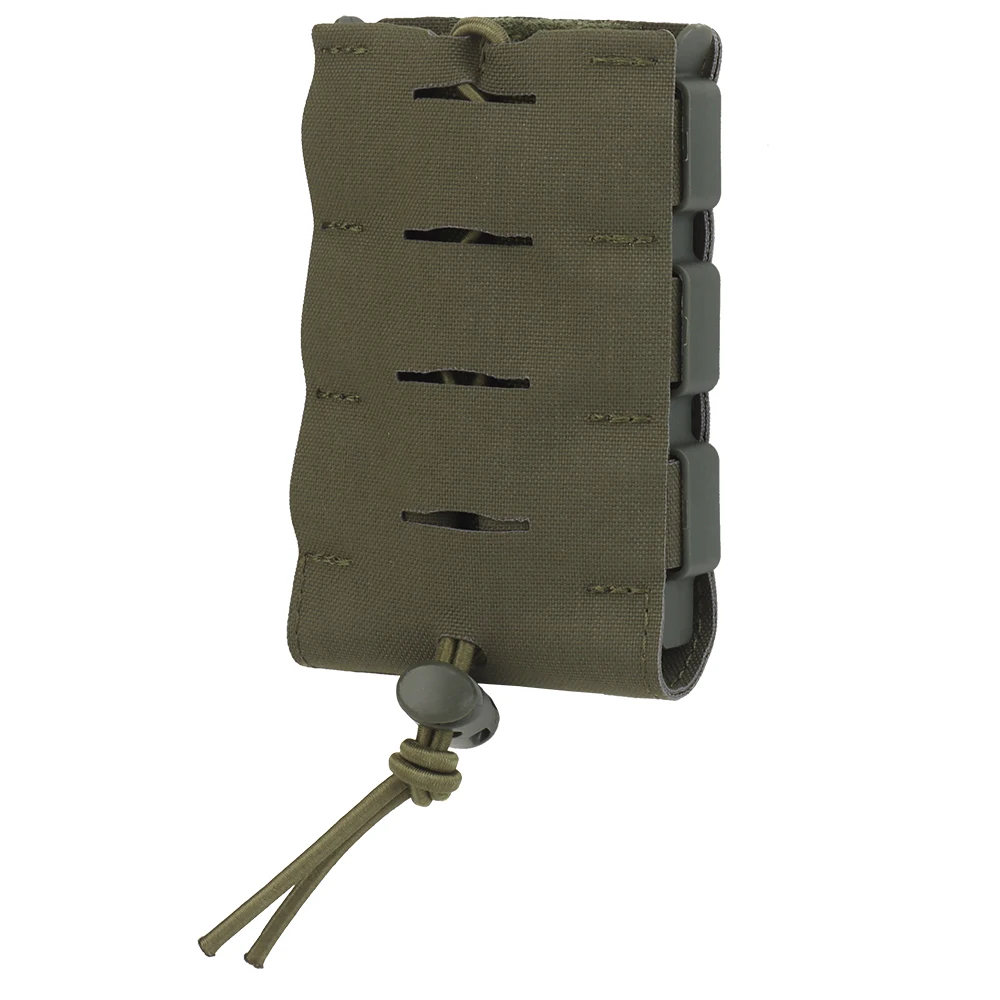 Tactical Urban Assault Rifle Mag Pouch Molle 5.56 Single Magazine Pistol Bag for Plate Carrier Chest Rig Gear
