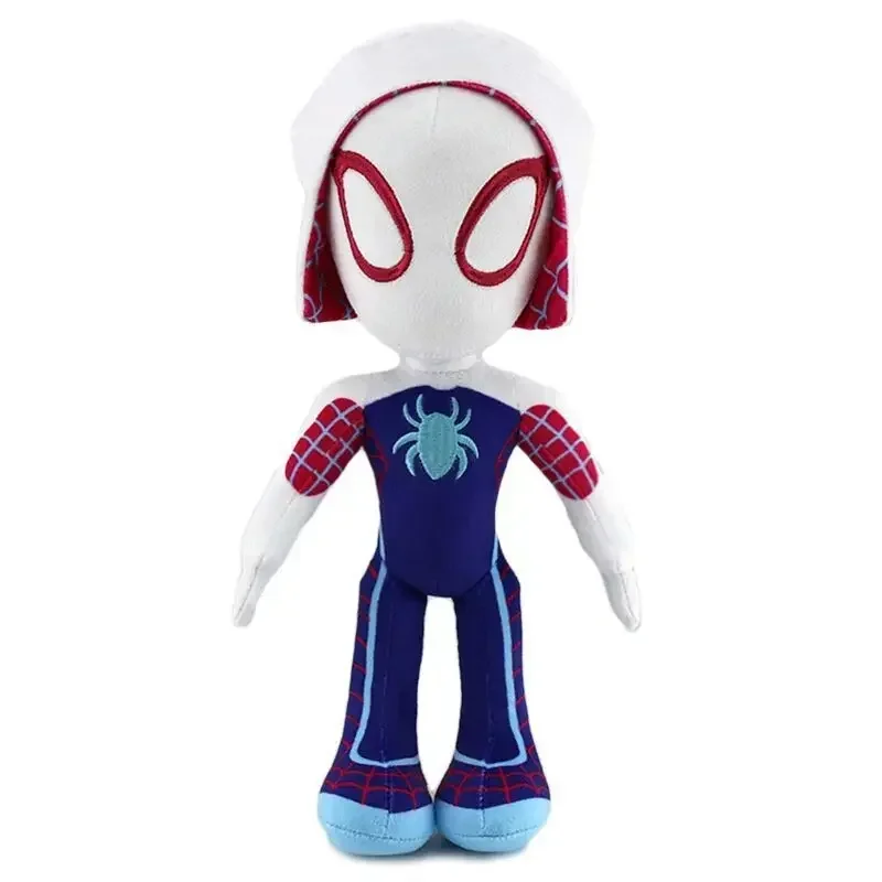 Hot Toys 33cm Marvel Avengers Plush Anime Toys Ghost-Spider Light Hobby Spiderman Kids Toys for Children Christmas Toys