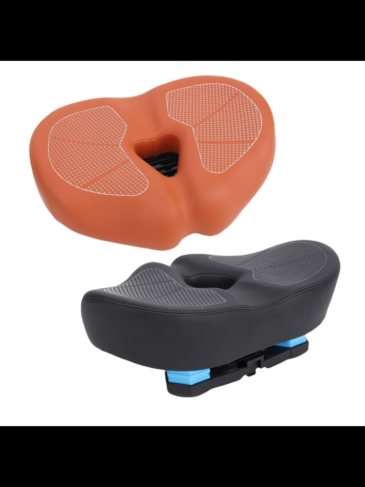 AliExpress NONE Bike Seat Cushion Enlarged and Thickened Waterproofing Foldable Comfortable Wide Bike Saddle for Cycling Extra Large Bike Saddle