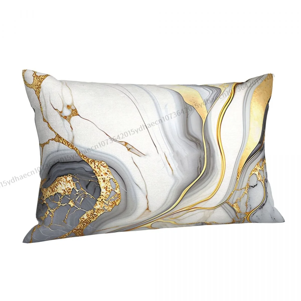 White And Gold Dark Grey Marble Cojines Pillowcase Cushion Home Sofa Chair Print Decorative Coussin Pillow Covers