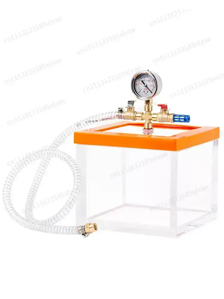Transparent Acrylic Vacuum Degassing Chamber Defoaming Vessel For Epoxy Resin AB Glue Silicone Cast DIY Craft Accessory - view 4