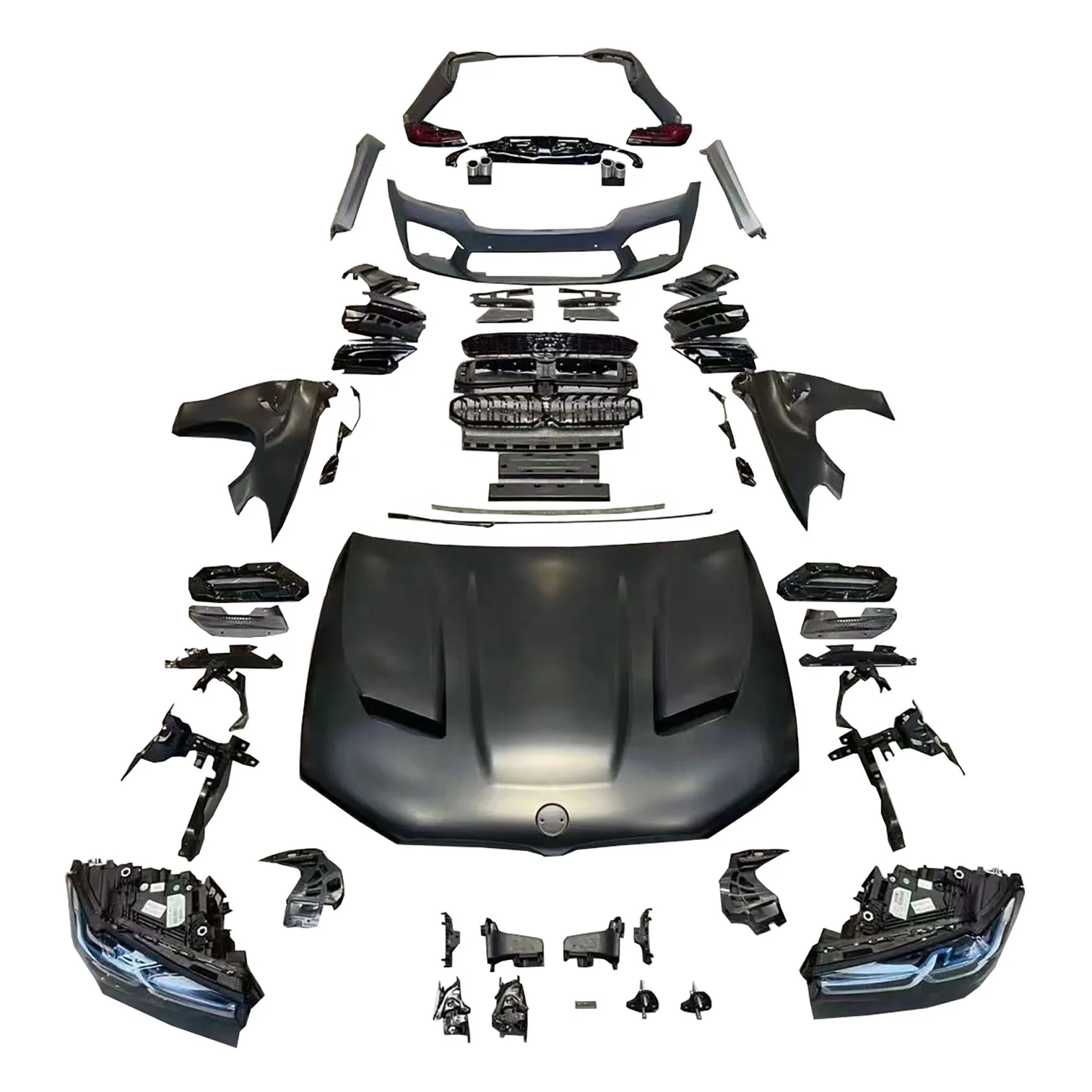 

STLF SPC F10 to G30 Body Kit for BMWs 5 Series 2011-2016 Facelift Body Kit for BMWs F10 to 2022 Looks Body Kit