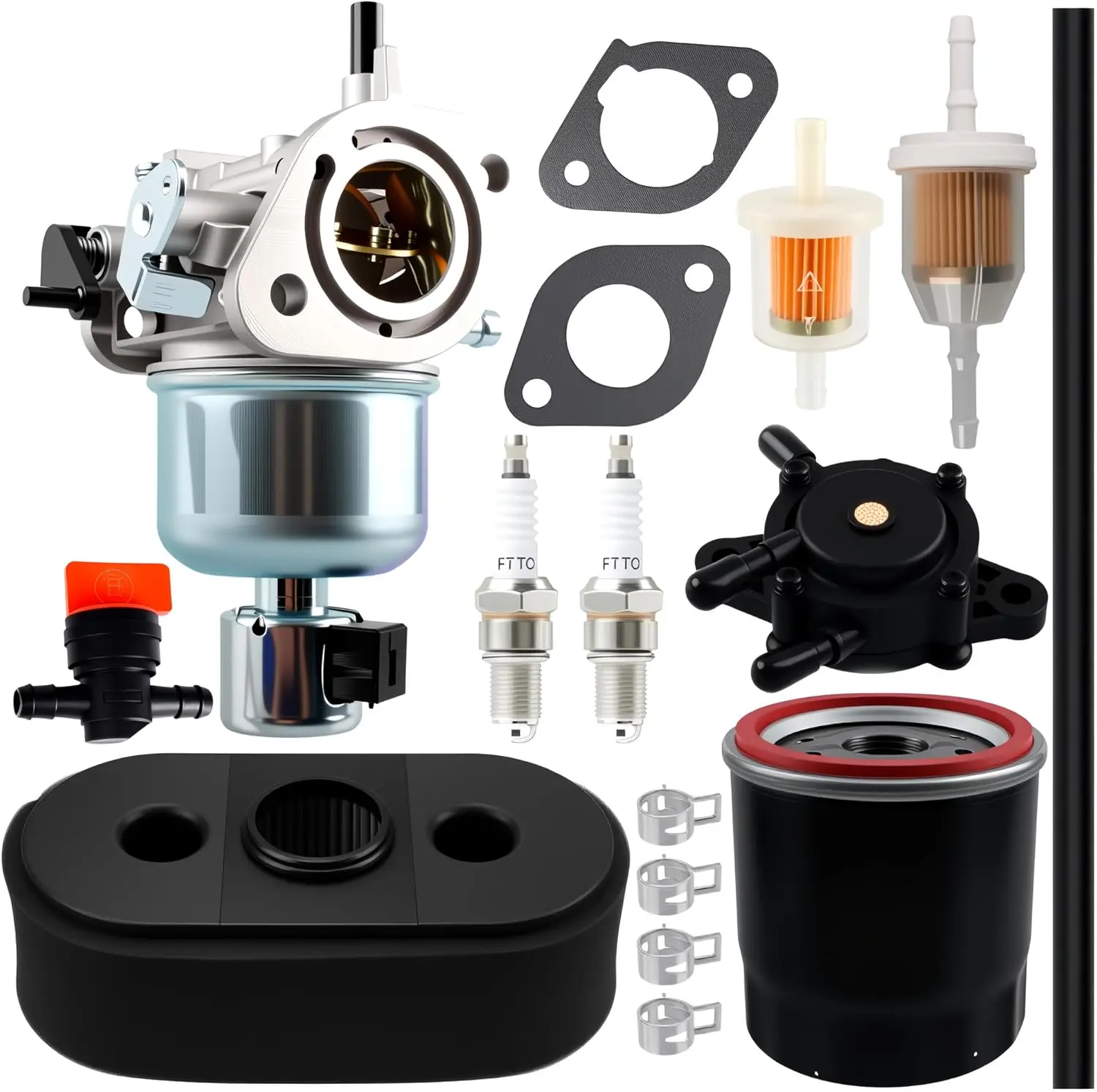 15004-0818 Carburetor Compatible with Kawasaki FS541V FR600V FS600V JD X300 X300R Replaces 15004-0822 15004-7060 15004-7053 1500
