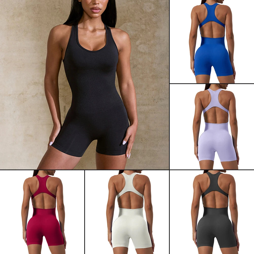 

Personalized Slimming Jumpsuit Shorts Quick Drying Fitness Short Pants For Fitness Gym