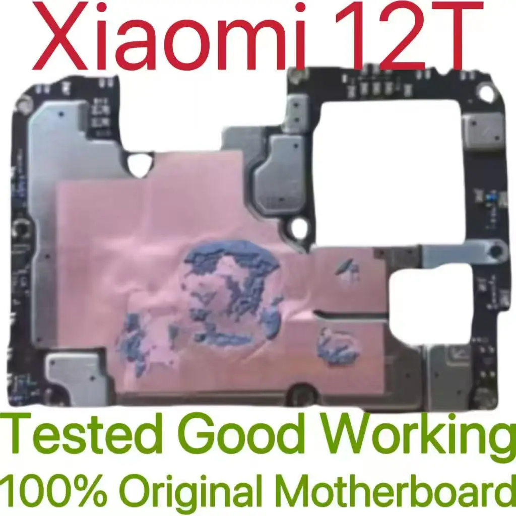 Global Version Original Unlocked Motherboard for Xiaomi 12T Tested Circuit Plate Main Logic Board for Xiaomi 12T